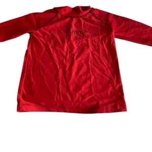 Old navy rash guard boys size S red swim top